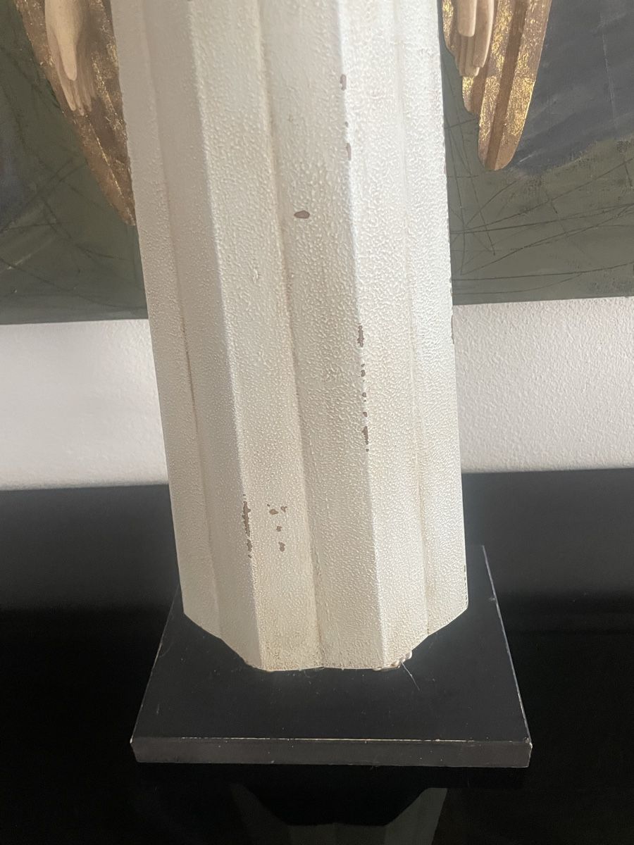 Figuren: Figur Engel Holz 80 cm  – Gebraucht aus Lausen von artehome 3