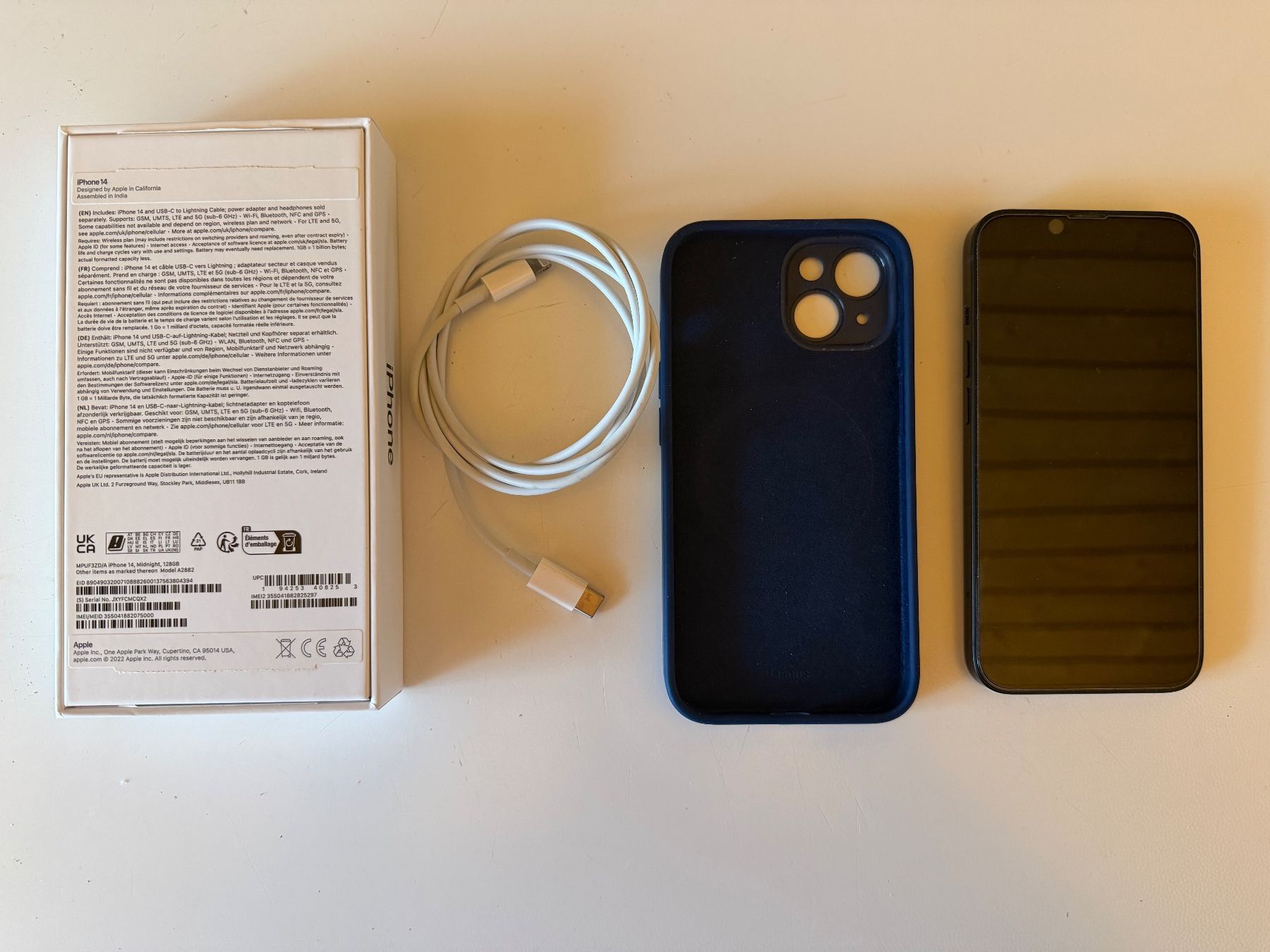 Apple Portables: iPhone 14, Midnight, 128GB – D'occasion à Frauenfeld par witp