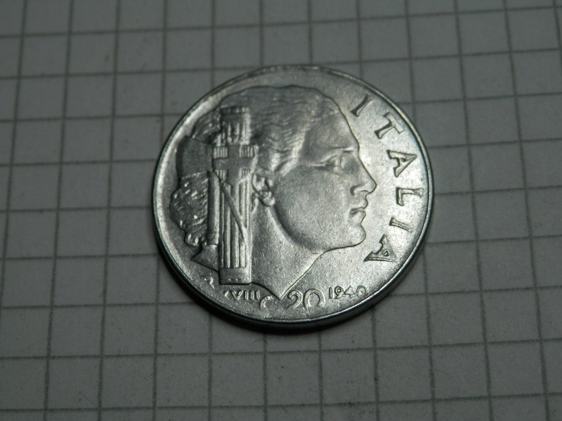 Tutti le monete: Italien 20 Centesimi, 1940 – Usato da Weiach venduto da weiach81
