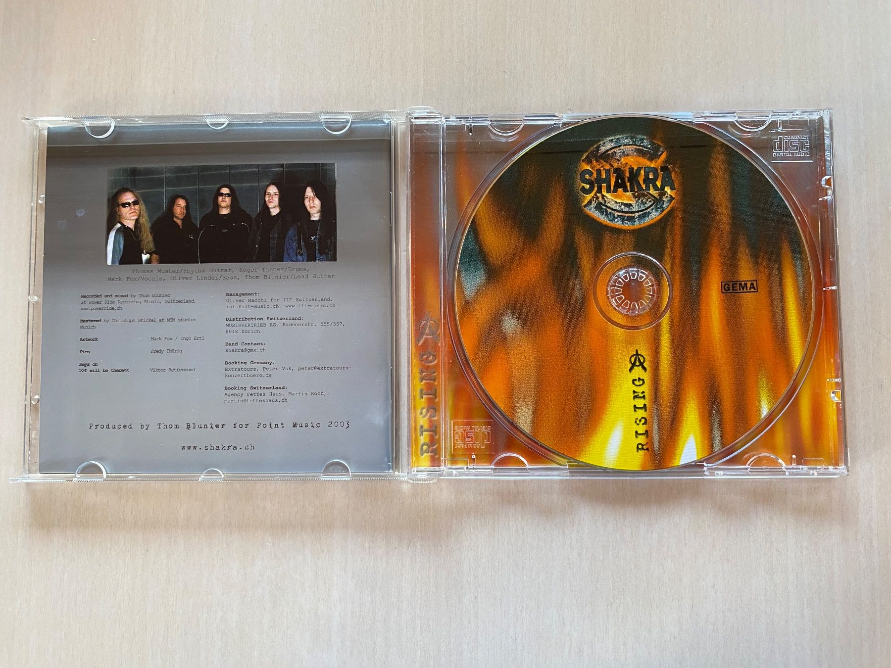 CDs: Shakra - Rising – Gebraucht aus Oberried Brienz von Chyara 2