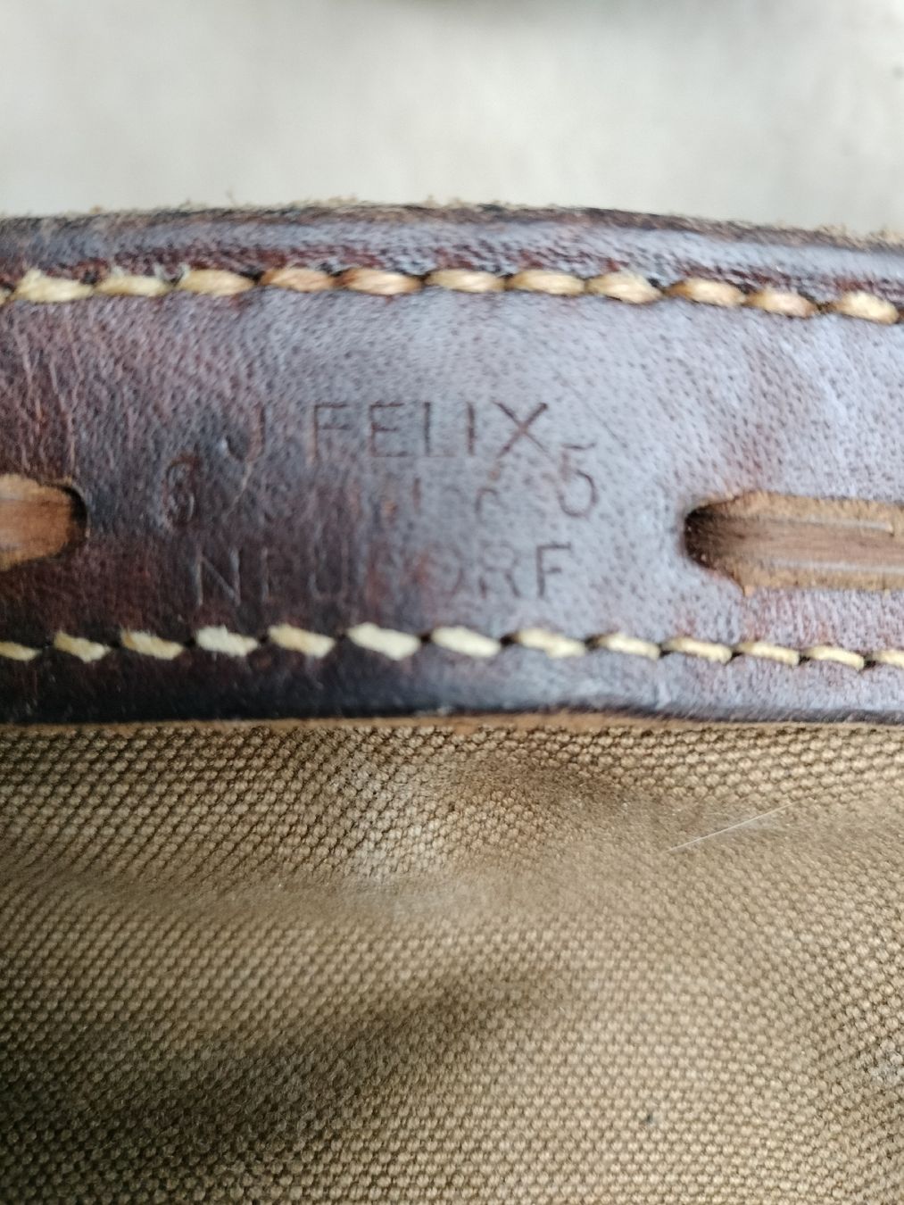 Schweizer Armee Taschen: Antiker Schweizer Armee Militär Brotsack – Gebraucht aus Schwanden Sigrisw von cadieux71 5