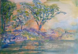 Originalgemälde auf Leinwandbord 60x80 cm,  Impressiomism