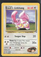 POKÉMON / Brock's Lickitung / Gym Heroes 2000 🇺🇸 / 1Fr.!