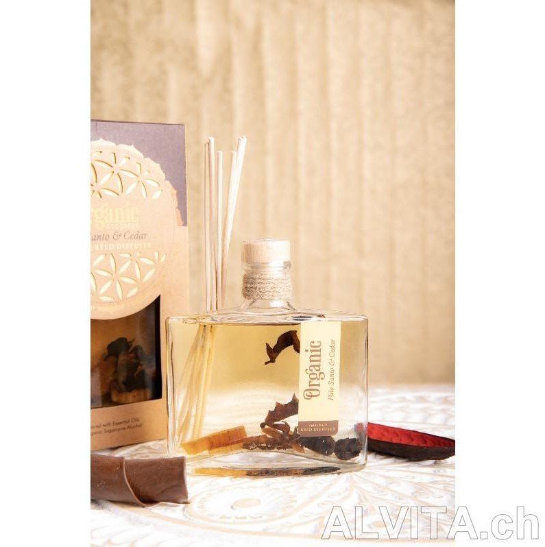 Diffusori di oli essenziali: Palo Santo und Zeder Organic Reed Diffuser – Nuovo e nell'imballaggio originale da Luzern venduto da Alvita.ch 1