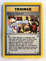 Blaine's Quiz 1 Gym Heroes (rare) - NM - ab 1.-