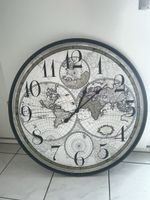 grosse Weltkarten Uhr - Landscape