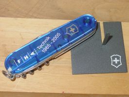 Victorinox Werbe Messer 40 Jahre Fach Hochschule Aarau
