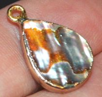 Anhänger L-8629 – Abalone Muschel Tropfen 12x16mm
