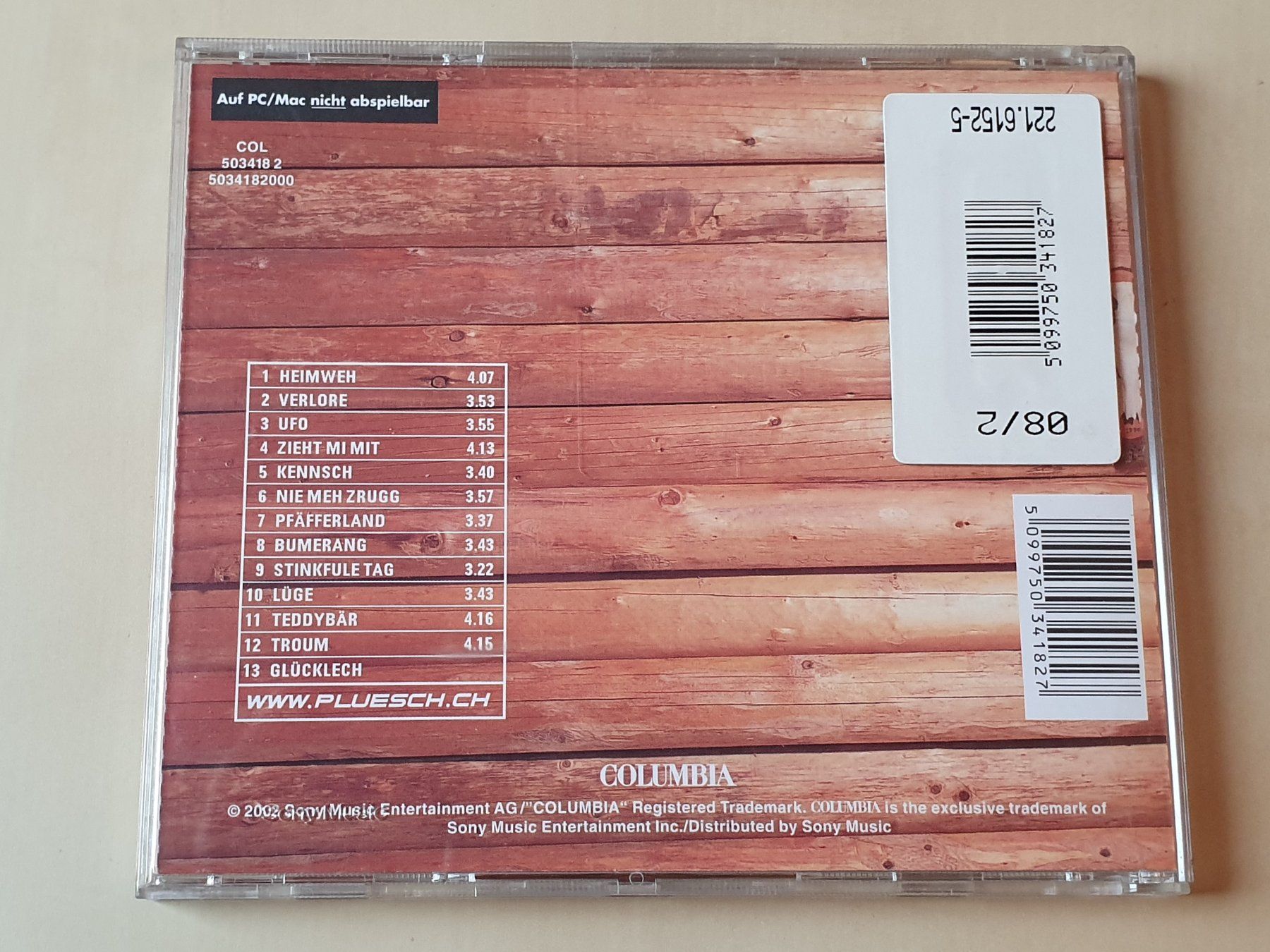 CD: Plüsch – Usato da Stansstad venduto da collectorsshop 1