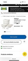 Lot corbeilles pour table à langer