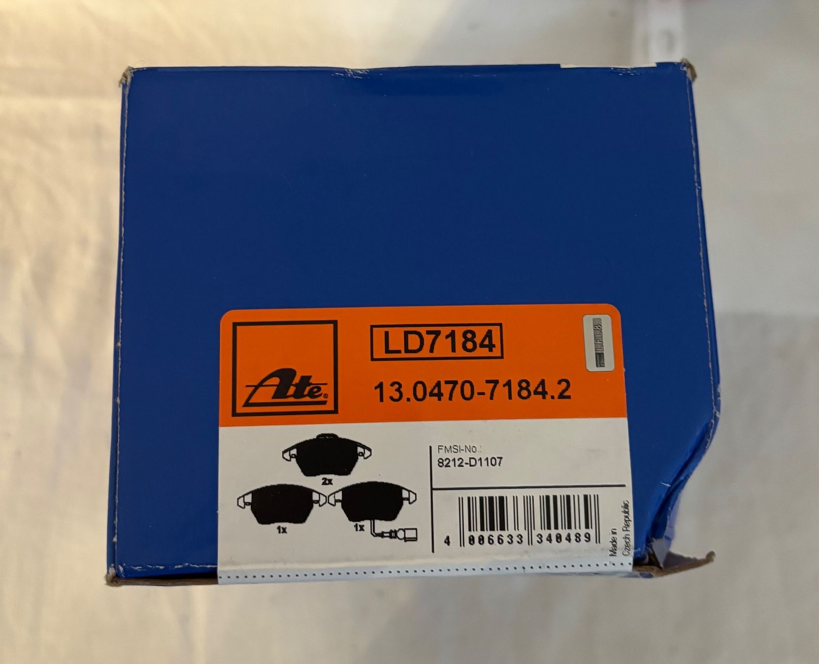 Tutti pezzi di ricambio auto: ATE Ceramic Bremsklötze und Bremsscheiben – Nuovo e nell'imballaggio originale da wolfhalden venduto da 46464646 1