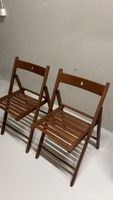 2er Set Holz Klappstühle 