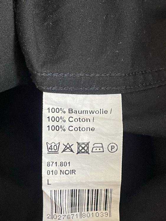 Camicie: Stylish Men's Long Sleeve Black Shirt - Size Large – Usato da Muttenz venduto da pot_spt2 3