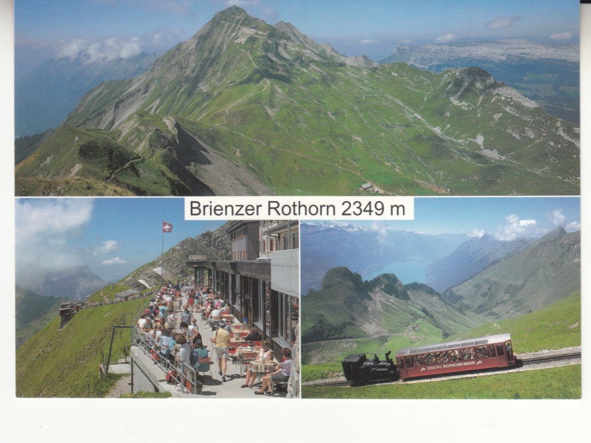 Ansichtskarten: Brienzer Rothorn ca. 1990 – Gebraucht aus Bürglen TG von StampGraf