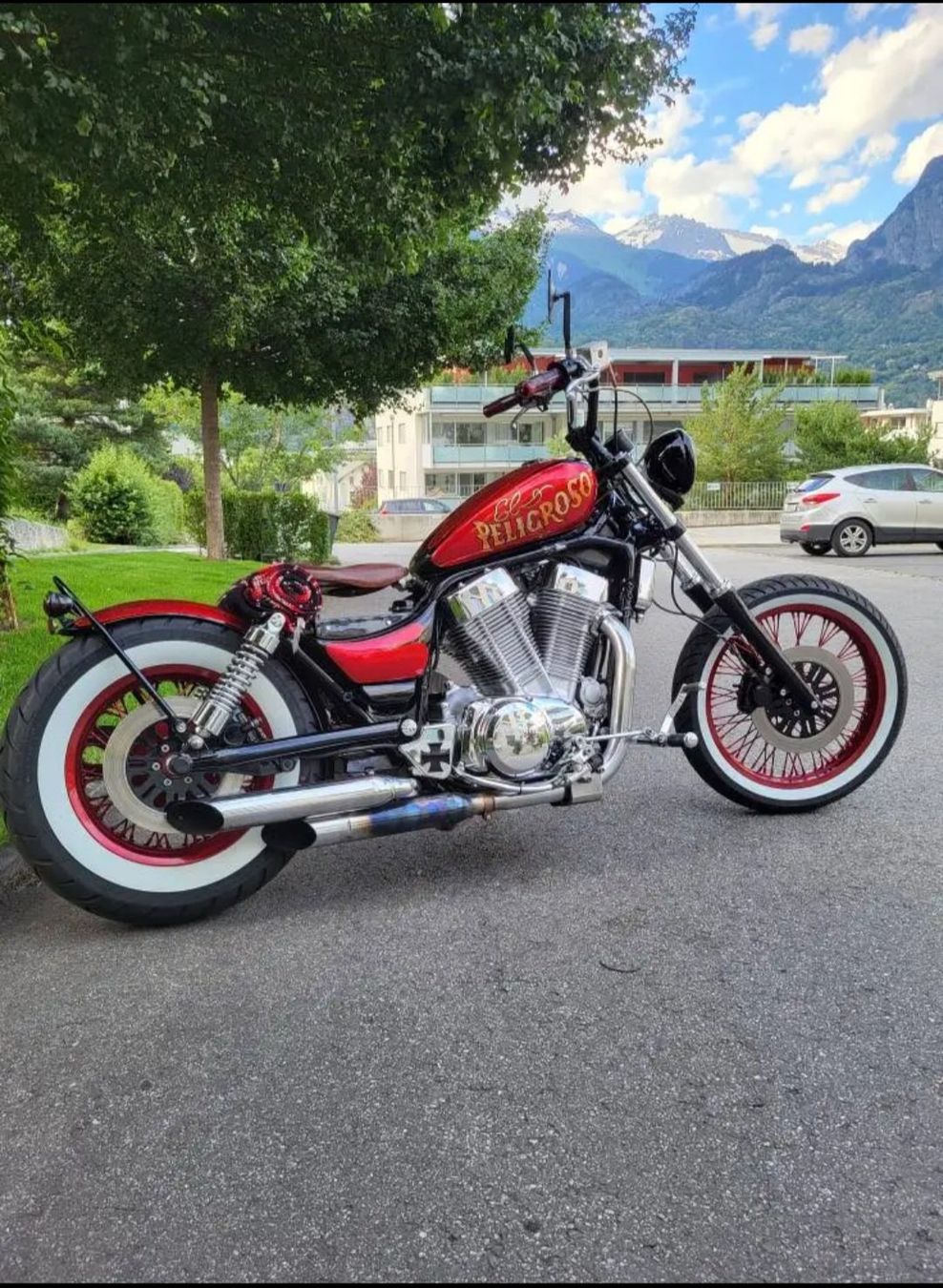 Suzuki Chopper: Bobber Custom Suzuki Intruder 1400 GLP – Usato da Glis venduto da Styccen