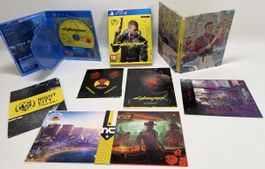 Cyberpunk 2077 PS4 Day One Edition Komplett Steelbook Extras