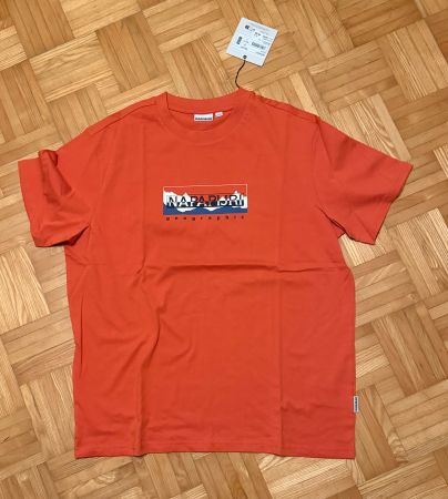Napapijri T-shirt, Gr XXL, Neu/ungetragen, Orange