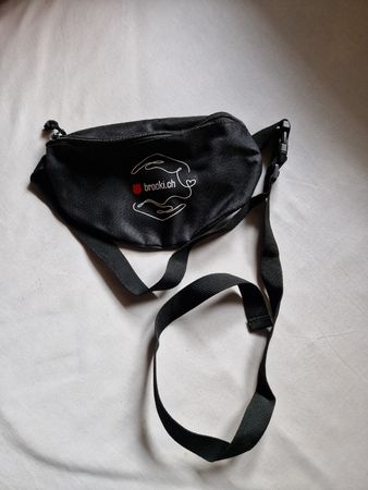 Schwarze Bauchtasche von Brocki.ch, neuwertig