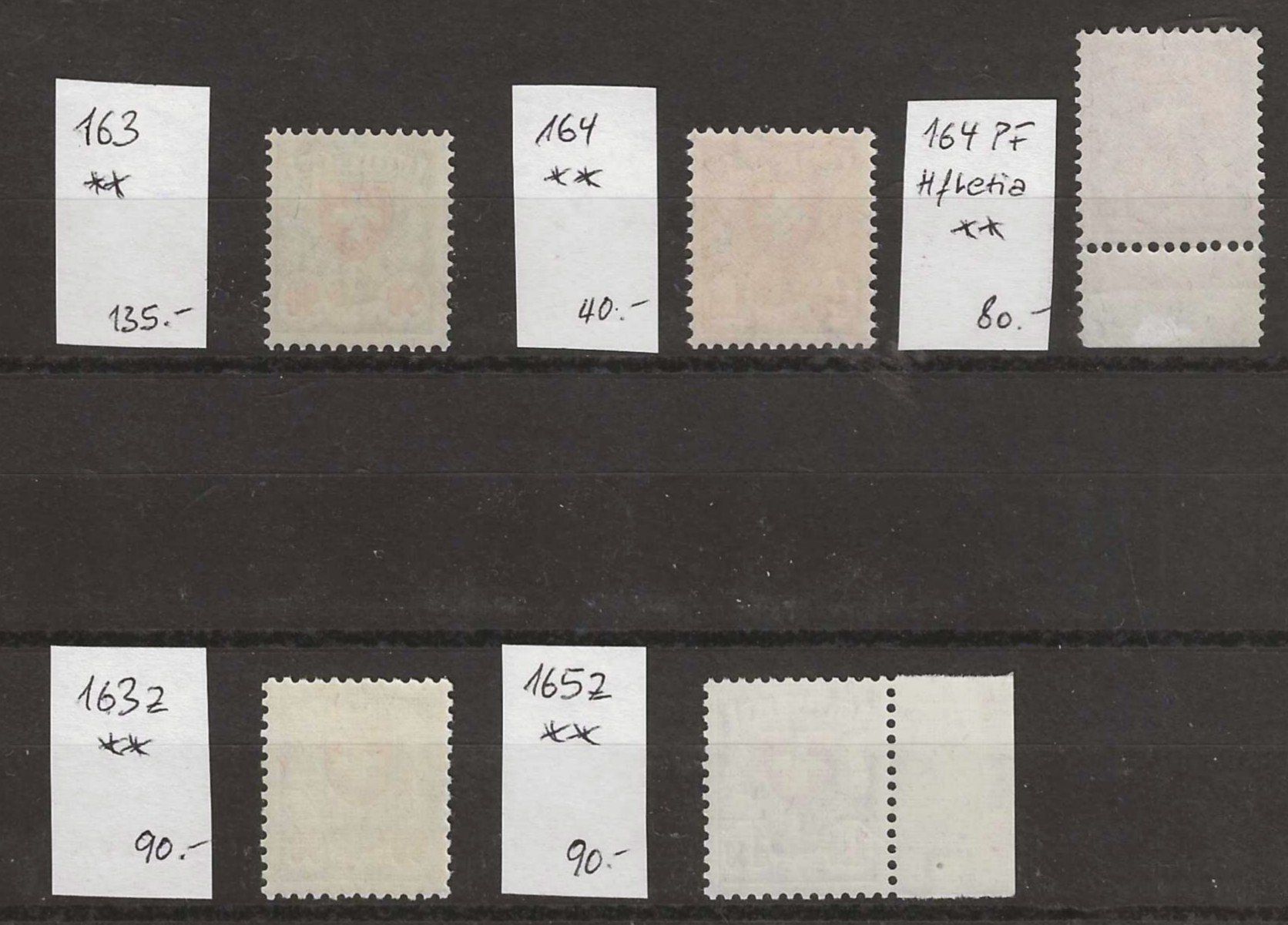 Tutti i francobolli: Lot Wappenmuster - postfrisch ** KP 435.-- – Usato da Gümligen venduto da Geniusbuy 1