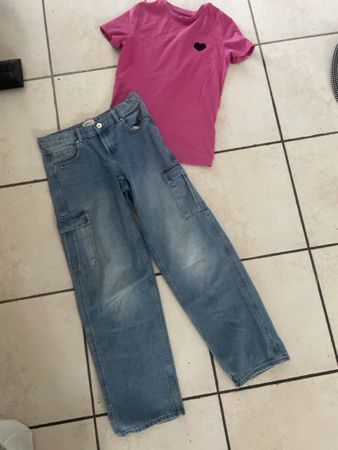 ONLY Jeans & T-Shirt, Gr.152, Top Zustand!