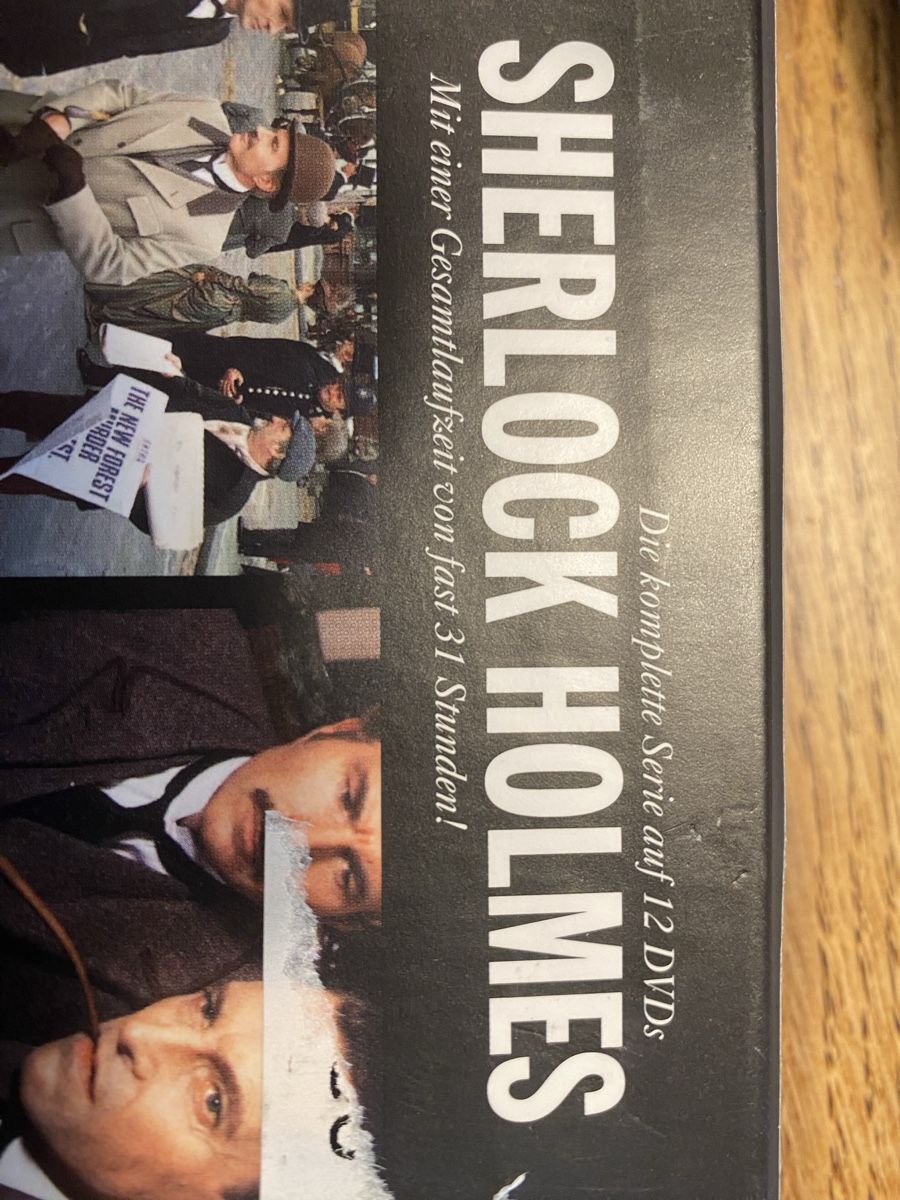 Tutti i DVDs: 12 DVDs Sherlock Holmes – Usato da Hallau venduto da cruiser01 2