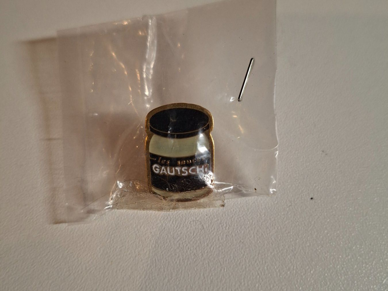Placchette & Badge: Pin Gautschi neu – Nuovo e nell'imballaggio originale da Erlinsbach venduto da pfunky