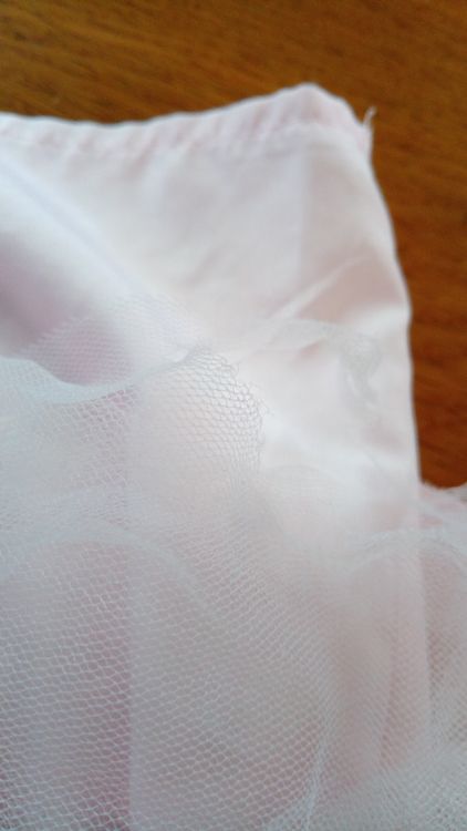 Süsses rosa Kleid mit Samt und Tüll, Gr. 98 6