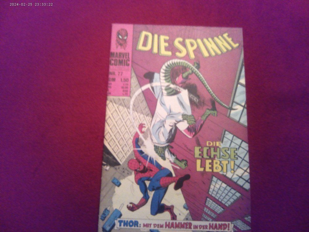 Fumetti: Die Spinne Nr. 77 - Die Echse lebt! -  WILLIAMS Marvel Comic – Usato da Volketswil venduto da nemo2000
