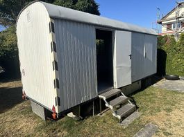 Bauwagen / Büroanhänger ausgebaut mit Fahrzeugausweis