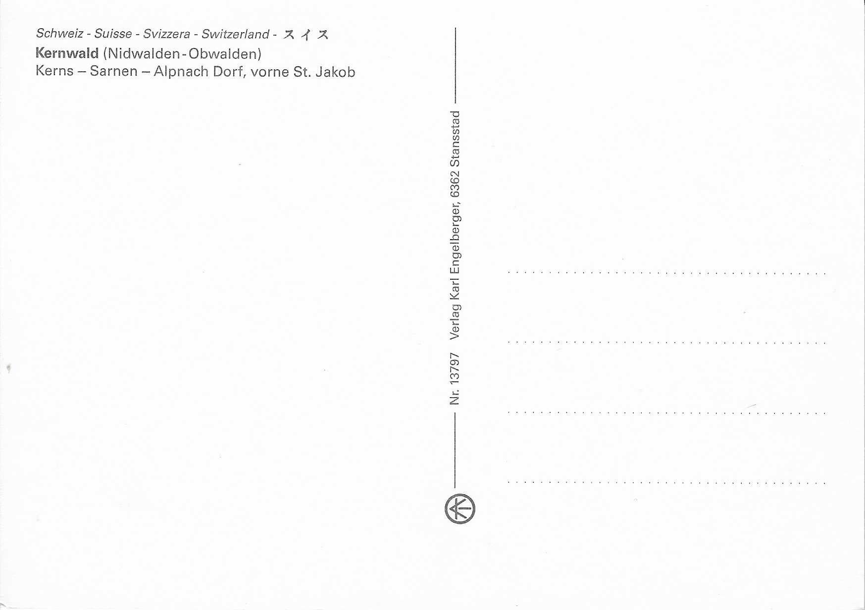Cartoline postali: Kernwald – Nuovo (secondo la descrizione) da Rothrist venduto da Stranglehold 1