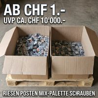 Riesen-Schrauben-Posten Mix-Palette UVP ca. CHF 10'000.-