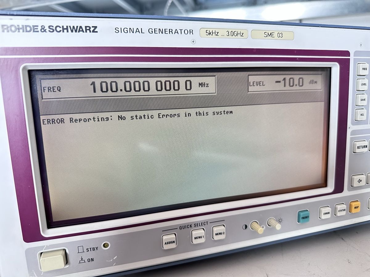 Misurare: Rohde&Schwarz SME03 Signal Generator – Usato da Nottwil venduto da Hb9xxx 1