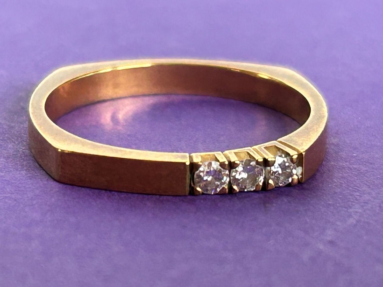 Anelli: Goldring Caro 3 Brillanten (56) – Usato da Dittingen venduto da Bellevista 1