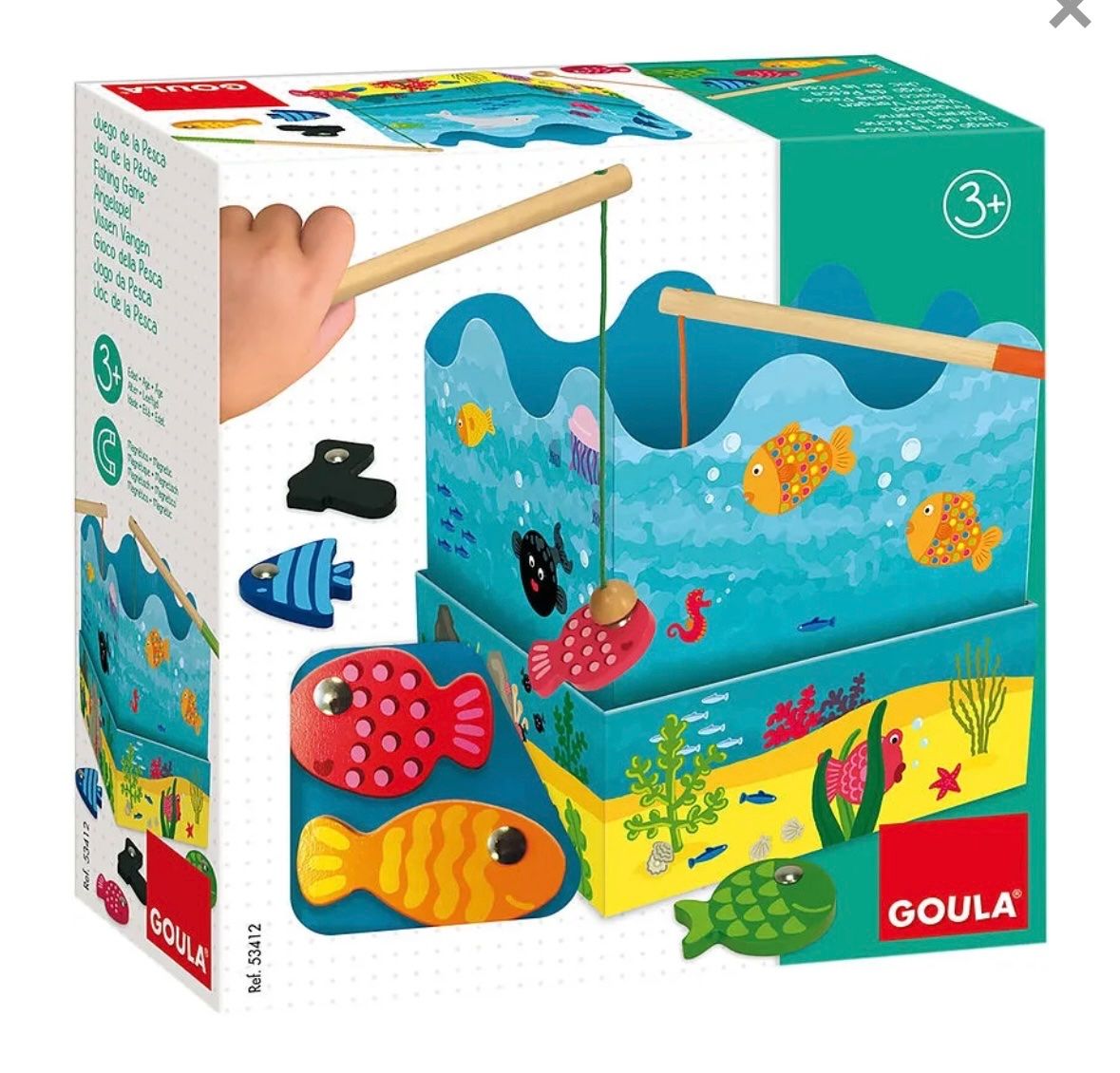 Giochi: Angelspiel aus Holz – Nuovo e nell'imballaggio originale da Amden venduto da relsah62