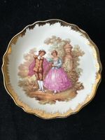 Limoges France, Teller, echt Porzellan, Goldrand