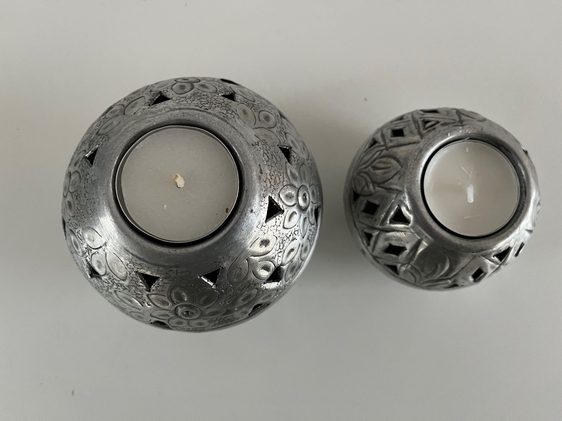 Tutte le decorazioni: 2 Teelichter aus Aluminium – Usato da Wetzikon ZH venduto da seli03 5