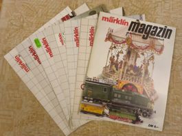 konvolut Märklin Neuheiten Prosp. 1984+85 mit jubiläumheft