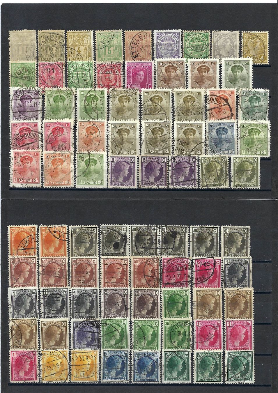 Tutti i francobolli: Briefmarken aus Luxemburg – Usato da Bronschhofen venduto da Imsr