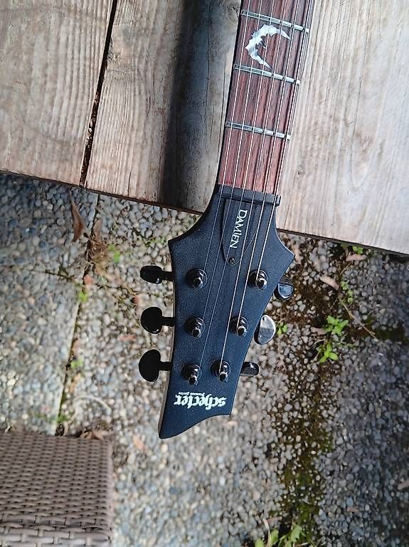 Schecter Strumenti musicali: Shecter Damien  satin black – Usato da Burgdorf venduto da Tinum