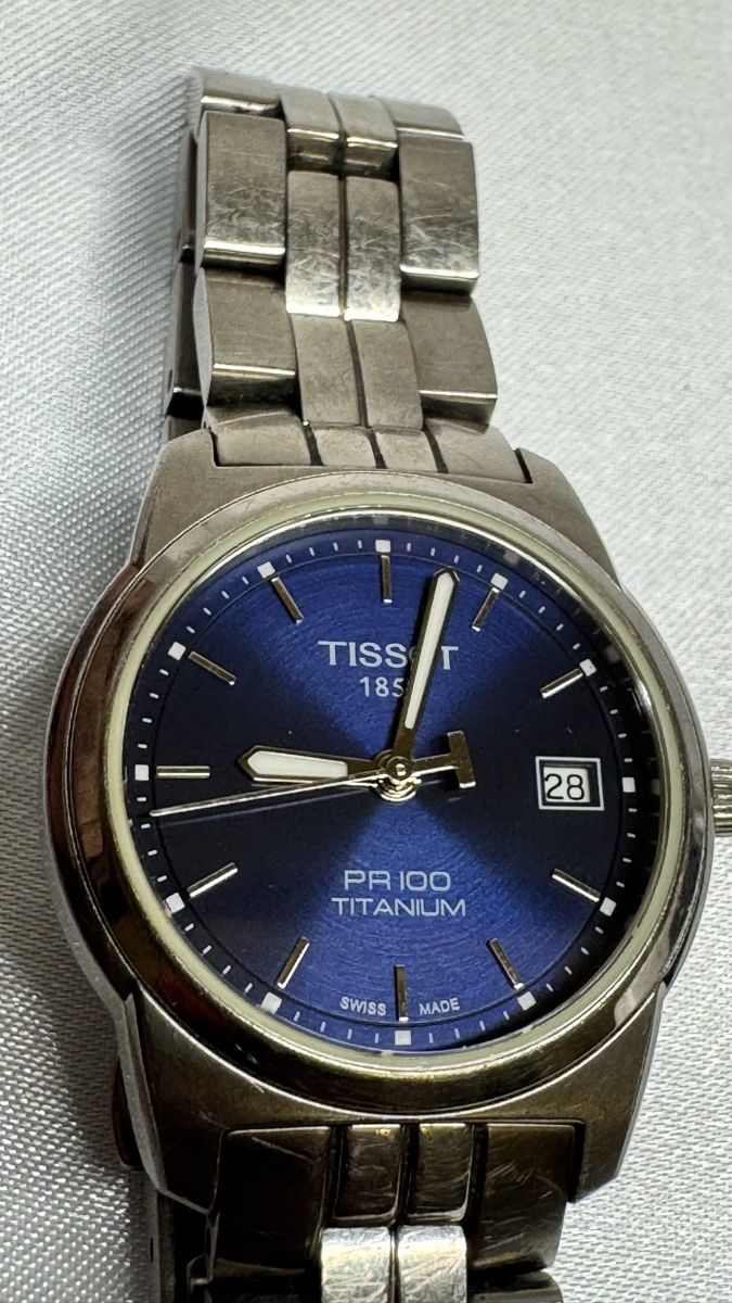 Tissot Orologi: Tissot PR 100 Titanium Blaue Zifferblatt – Usato da Untersiggenthal venduto da TimeandShine 6