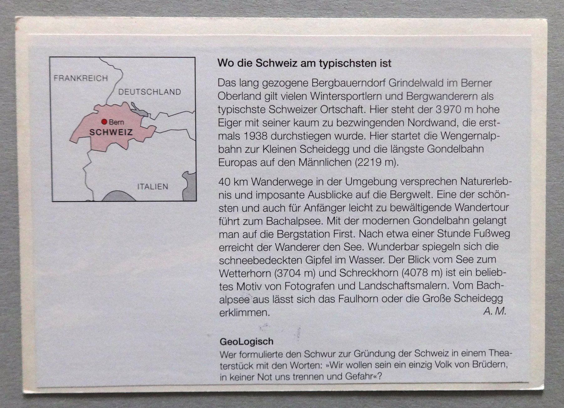 Cartes postales: Grindelwald - First – D'occasion à Fétigny par Billy2miny 1
