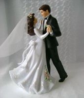 NEU Brautpaar tanzend Hochzeitsfigur Hochzeitstorte Wilton