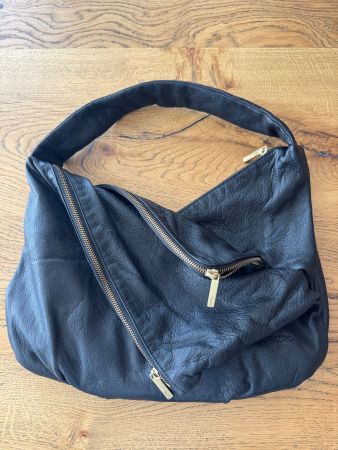 Schwarze LUPO Barcelona Ledertasche