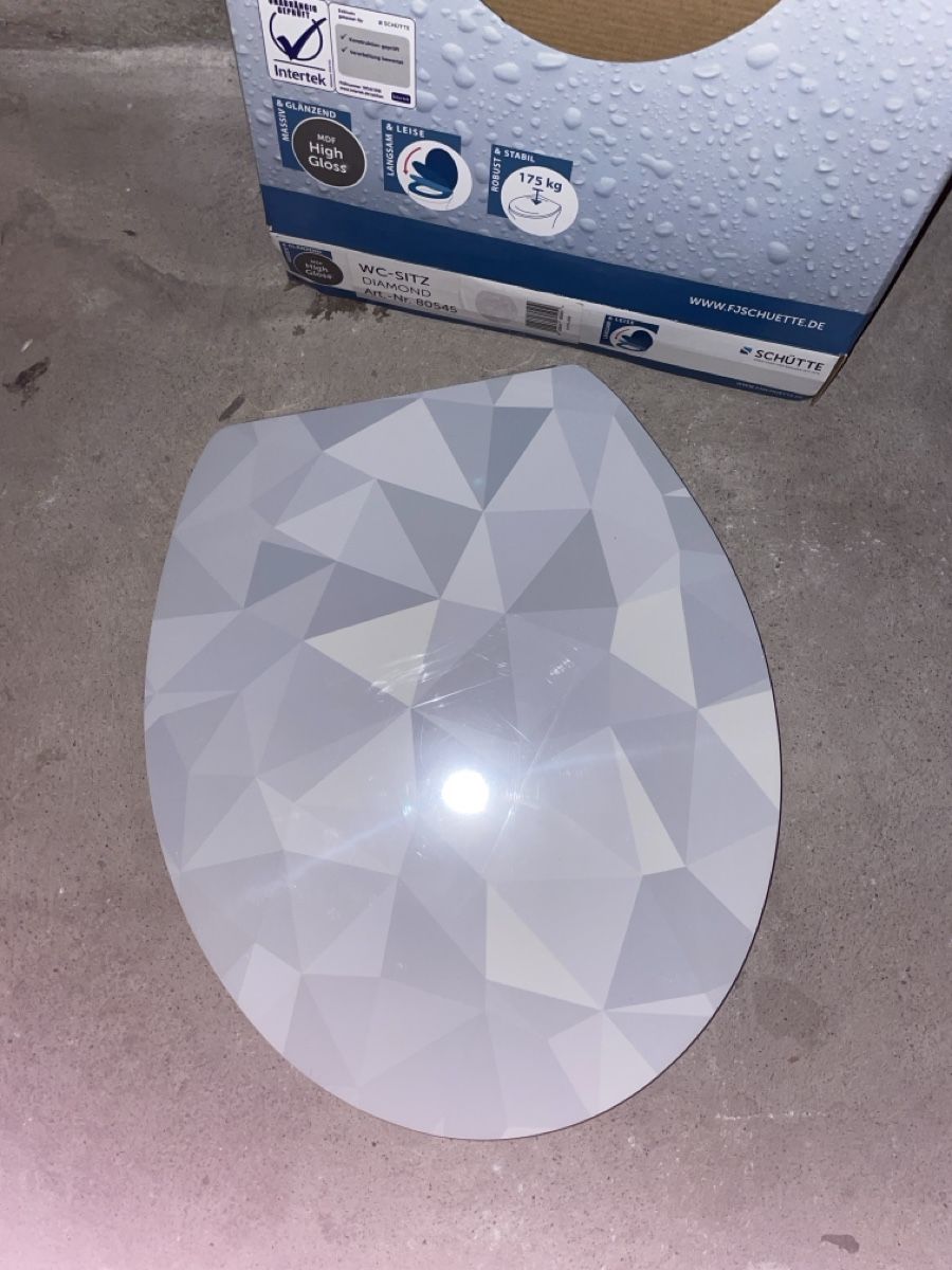 WC: WC-Sitz Schütte Diamond neu – Nuovo e nell'imballaggio originale da Aarau venduto da sim_29mj