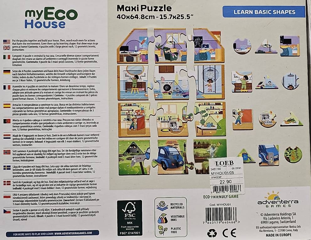 Puzzle: Puzzle My Eco House – Usato da Worb venduto da RFW 1