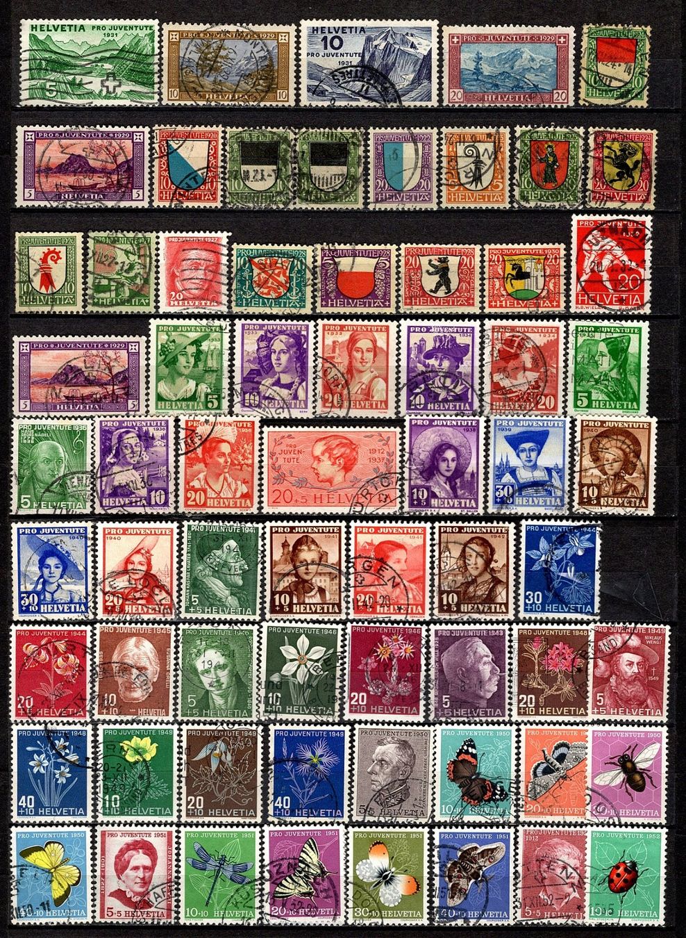 Alle Briefmarken: Pro Juventute (796) – Gebraucht aus Burgdorf von blinky01