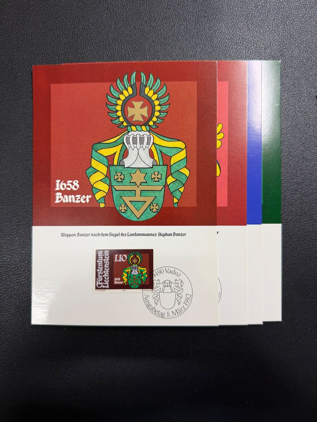Alle Briefmarken: Liechtenstein Maximumkarten Nr. 30 / 1982 – Gebraucht aus oberrüti von jeanmei