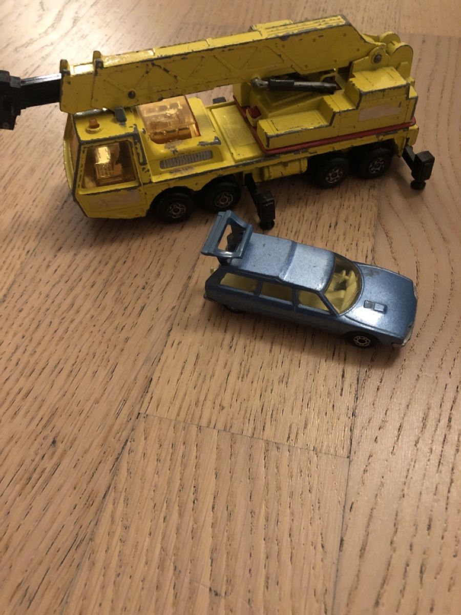 Matchbox Giocattoli: Matchbox Kranwagen + Auto Citroën CX – Usato da Winterthur venduto da gizmo_71 1