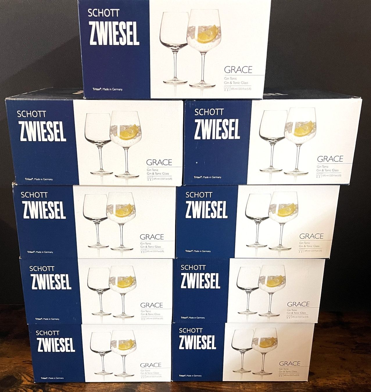 Schott Bicchieri: Schott Zwiesel / Gin Tonic / Grace / Karton à 2 Gläser – Nuovo e nell'imballaggio originale da Oftringen venduto da Vucki 4
