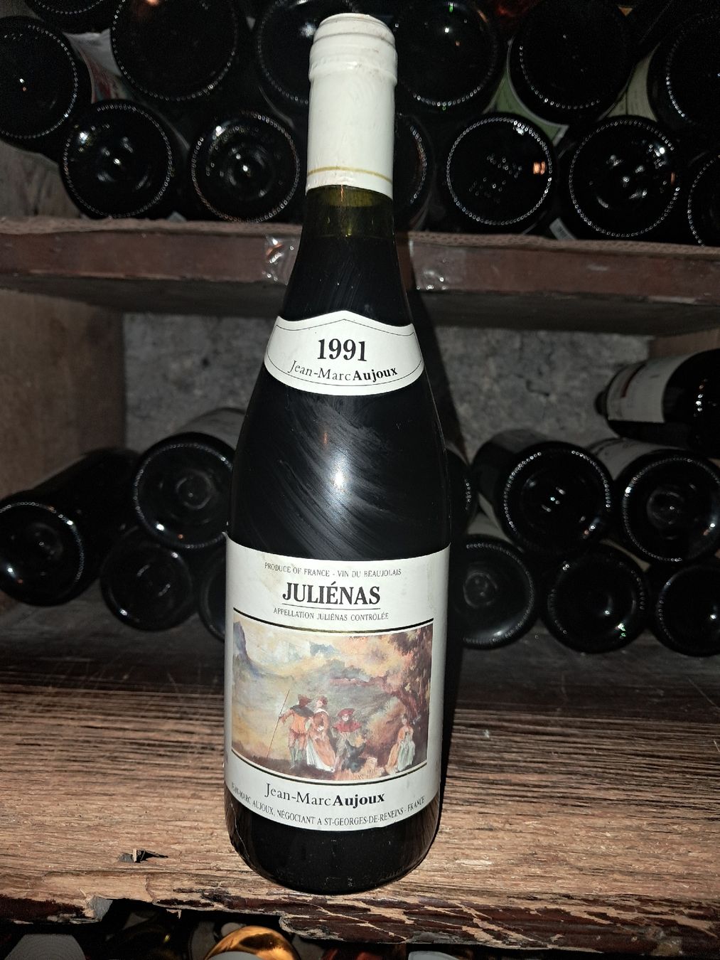 Wein: Juliénas Jean-Marc Aujoux 1991 – Neu und originalverpackt aus Le locle von juliensaran
